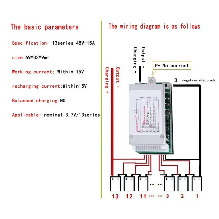 13S%2048V%2015A%20Li-Ion%20Lipolymer%20Battery%20Protection%20Board%20BMS%20PCB%20Board%20with%20Heatsink%20for%20E-Bike%20EScooter%20-%20Image%208