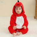 Infant Bodysuit Jacket Kids Hooded Romper for Sleeping Boys for 80cm to 90cm. 