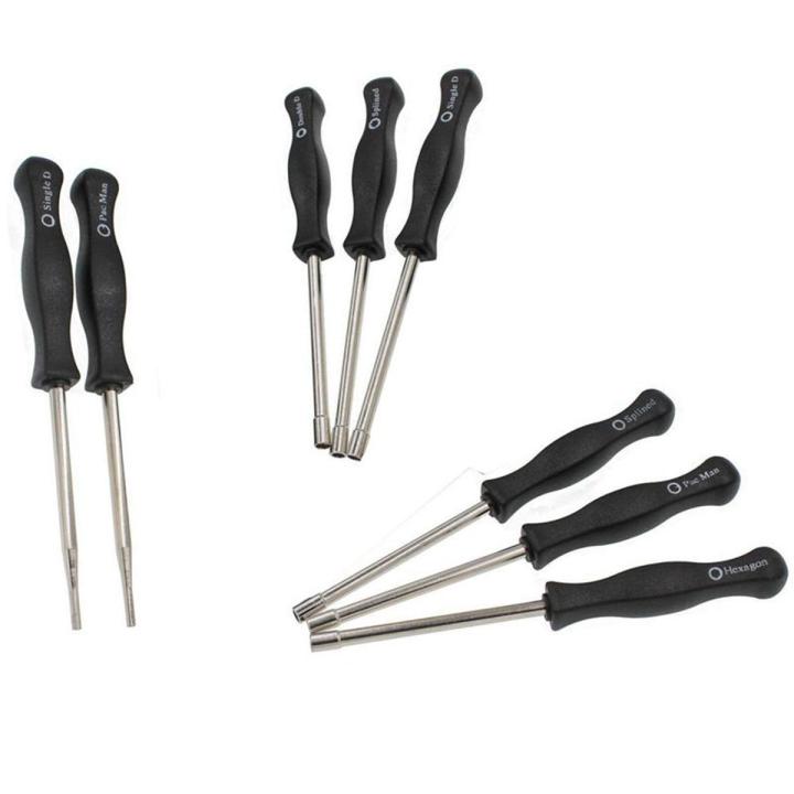 8 pcs Screwdriver Carburetor Adjustment Tool Single D Double D Hexagon Hex Socket Kit Set