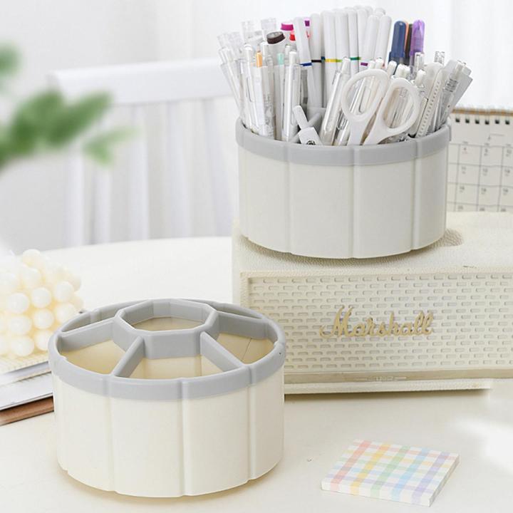 Ferris Wheel 360° Rotating Pen Holder Large Capacity Cute Pencil Storage Box Desktop Organizer School Office Stationery