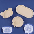 Shell Shape Tray Silicone Molds Storage Plate Epoxy Resin Mold Concrete Cement Plaster Jewelry Display Tray Mold Soap Dish Mould. 