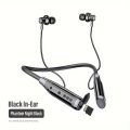 Hanging Neck Headset, Wireless Headphones, Intelligent Noise Cancellation, Long Standby, Heavy Bass Earphone, Stereo , Type-c Fast Charging, Can Insert TF Card, For Running / Biking / Gym Exercise.A Must-have For Gift-giving.
