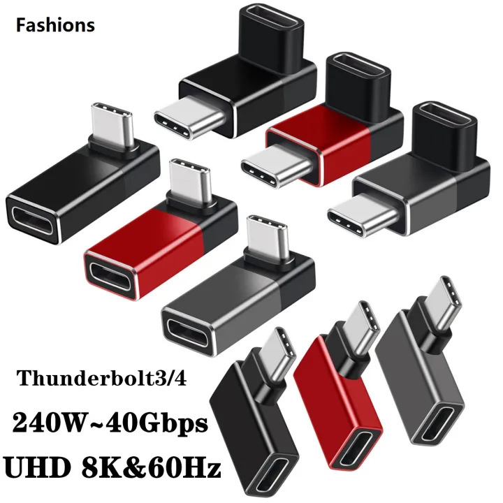 Fashions USB4 Type-C Extender Adapters 40Gbps Data Transfer 5A 240W ...