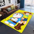 Doraemon Cartoon printed carpet Anime carpet bedroom decoration Yoga mat outdoor rug area rug Non -slip carpet birthday gift.