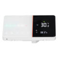 Electric Thermostat, 3 Sensor Modes Timing Voice Control Wifi 95-240V Digital Thermostat for Heating Water. 