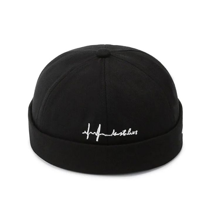 Fashion%20Men%20Cotton%20Docker%20Cap%20Skullcap%20Retro%20Brimless%20Hip%20Hop%20Hats%20Multipurpos%20Portable%20Solid%20Color%20Adjustable%20Soft%20Top%20Hats%20-%20Image%205