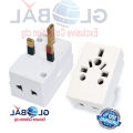 Multi 3 pin Multi Plug Adapter with Fuse 1pcs.