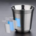 80ML Espresso Mugs Stainless Steel Coffee Cup Milk Water Drink Breakfast Tea Insulated Cup Heat Insulation Resistant Coffee Cup. 