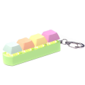 1 Piece Decompression Toys Keyboard Clicker Toy Keyboard Cube-Toy Mechanical Key Toy Plastic Button Stress Relief for Adult Gifts,B. 
