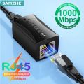 SAMZHE Ethernet Adapter 8P8C RJ45 Lan Cable Extension Connector for Internet Connection Female to Female. 