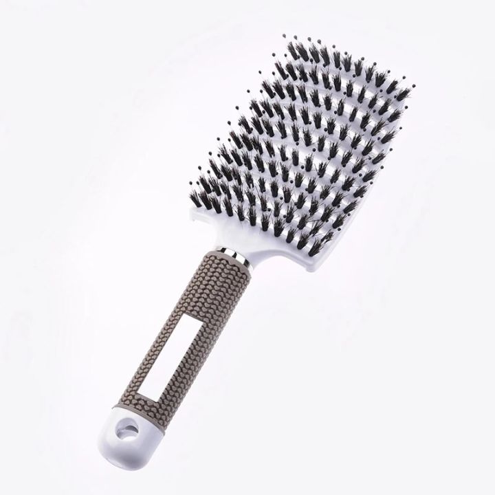 【beauty code store】Hair Scalp Massage Hairbrush Bristle Nylon Women Wet Hair Brush for Salon Hairdressing Styling Tools