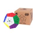 【Happy baby toy store】Yuxin Little Magic 3x3 Megaminx V1 / V2 Stickerless Cube 3X3 Megaminx 3Layers Cube Puzzle Toys.