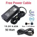 Dell Laptop Adapter For Dell E6220 E6230 E6320 E6330 E6400 E6410 E6420 E6430 E6440 E6500 E6510 E6520 E6530 E6540 E7240 E7250 E7440 E7450 Vostro 3460 3560 1540 3750 Series (19.5V-4.62A 90W-7.4mm*5.0mm). 