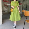 12-15Years Old16Older Children Girl Dress Doll Collar Summer Junior High School Students High School Girls' Summer Wear College Style.