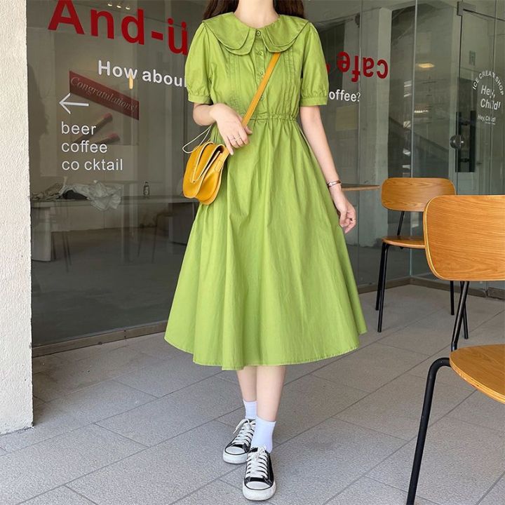 12-15Years%20Old16Older%20Children%20Girl%20Dress%20Doll%20Collar%20Summer%20Junior%20High%20School%20Students%20High%20School%20Girls'%20Summer%20Wear%20College%20Style%20-%20Image%203