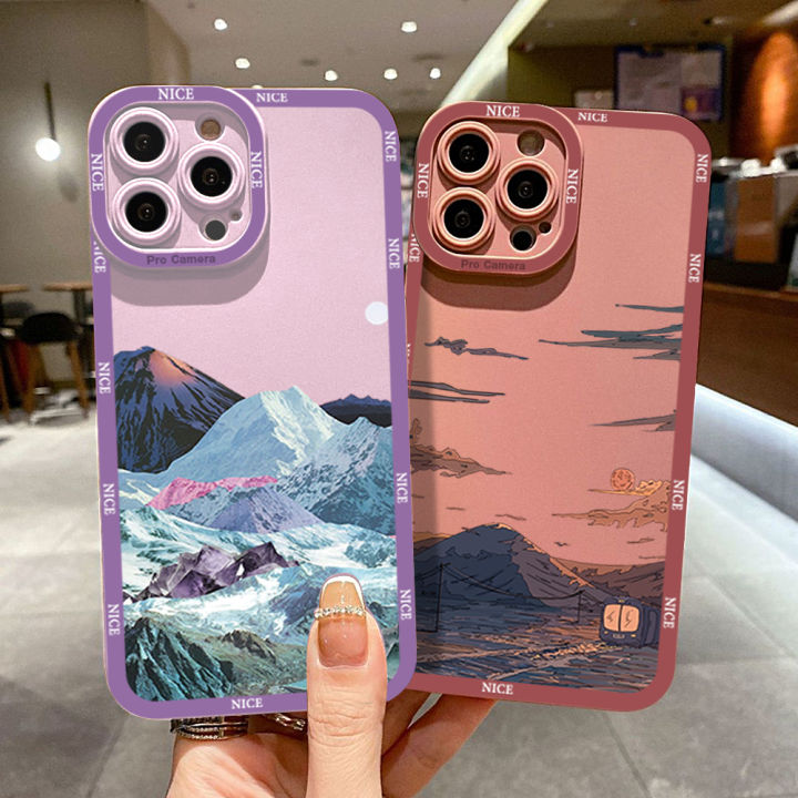 DEL for Infinix Note 8i Back Cover Beautiful Scenery Mountain