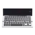 BOW Folding Keyboard Wireless Rechargeable Foldable Bluetooth Keyboard Pocket Keyboard with Pocket Size for Phone iPad.