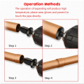 7Piece Black Steel Manual Copper Pipe Swaging Tool Drill Bit 5 in 1 Air Conditioner Copper Pipe Expander. 