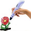 3D Printer Pen, 3D Pen Printing Automatic 3D Pen with 3 roll Color PLA Refill Filament, 5V Mini 3D Printer Machine for kids, best birthday gift for kids. 