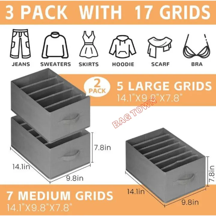 7Grids%20Large%20Cloth%20Organizer%20Box%203%20Pcs%20Closet%20Storage%20drawer%20divider%20storage%20organizer%20Box.%20Material%20-%20Image%203