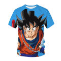 2023 new anime Dragon Ball Sun Wukong 3D printing T-shirt summer fashion casual T-shirt boys and girls unisex children's T-shirt. 