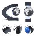 US Plug 3'' C Shape Magnetic Levitation Floating Globe Illuminated And 3 Colors Globe World Map With Colored LED Light Anti Gravity Globe For Desk Decoration. 