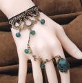 Fashion Indian Thai Golden Finger Bracelet.