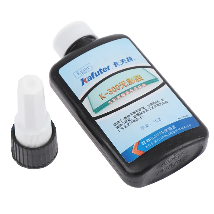 50ml UV Glue Curing Adhesive K-300 Transparent Crystal Glass Adhesive Gule Podazz