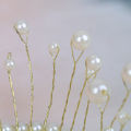 Shiny Pearl Princess Crown Cake Topper Wedding Happy Birthday Hat Cake Decor.