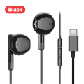 For Galaxy S24 Ultra Type C Earbud Wired Headphones With Mic DAC Chip 3.5mm Earphone S23 S22 S21 + Ultra note 20 10 Accessories. 