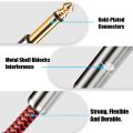 Dual 1/4'' TS Mono 6.35mm Jack to 1/4 Inch Male Audio Cable for Mixer Amplifier Electronic Organ Guitar OFC Cords 1M 2M 3M 5M 8M. 