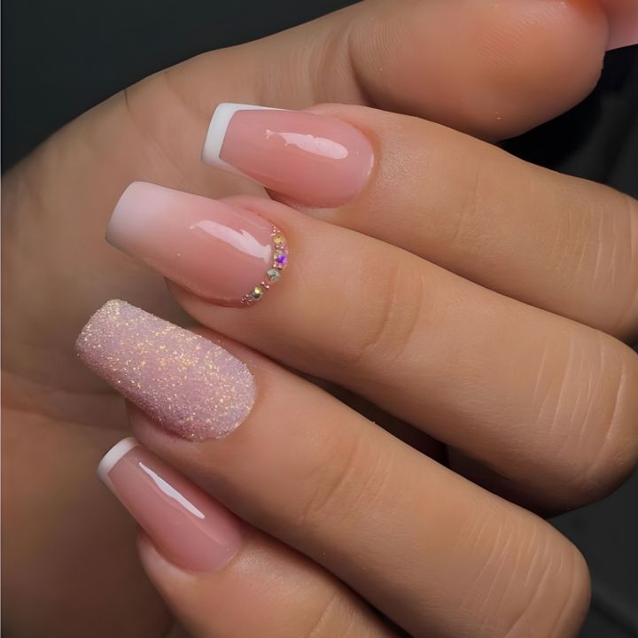 24pcs%20removeable%20false%20nails%20with%20glue%20Gradient%20Shinny%20brown%20coffin%20glitter%20Ballet%20press%20on%20nails%20long%20full%20cover%20nails%20tip%20-%20Image%206