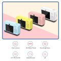 Portable Toddler Kids Camera 20M Camera Auto Focus 2.0'' IPS Screen 1080P Video Record Mini Selfie Camera Learning Toy Christmas Birthday Gift for Girls Boys Holiday Travel-yellow1. 