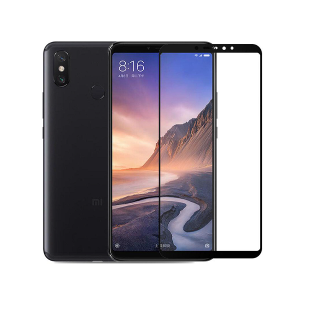 Mi Max 3 Tempered Glass 5D/6D/11D Screen Protector-Black