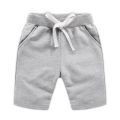 DE PEACH Unisex Summer Cotton Baby Boys Shorts Pants Teenager Kids Boys Girls Solid Casual Shorts For 1-12Years Children Clothes. 