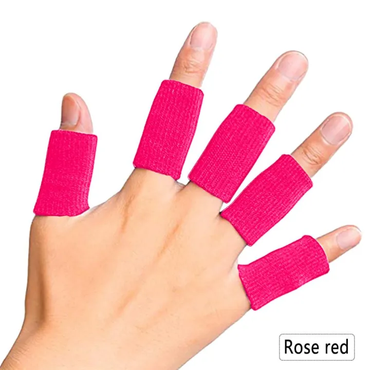 %E3%80%90Xiaofeng%E3%80%91New%20FG%2010Pc%20Finger%20leeve%20upport%20Thumb%20plint%20Brace%20For%20Breathable%20Elatic%20Finger%20Tape%20For%20Baketball%20Tenni%20Baeball%20Badminton%20#284469%20-%20Image%209