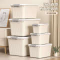 Storage for household clothes, thickened plastic extra large sorting box, clothing storage box.