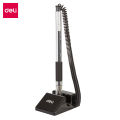 Deli E6791 Black Gel Ink 0.5mm Desk Pen Stand.