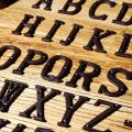 Retro Style Groceries Cast Metal Creative Diy House Doorplate Letter Symbol.