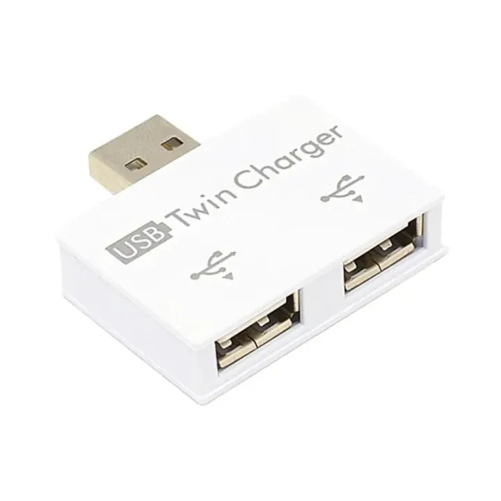 USB%202.0%20Male%20To%20Twin%20Charger%20Dual%202%20Port%20USB%20Splitter%20Hub%20Adapter%20Converter%20Charging%20USB%20Wire%20Plug%20For%20Laptop%20PC%20Durable%20-%20Image%202