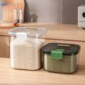 Rice Storage Containers Transparent Locking Lid for Flour Pet. 