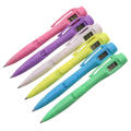 1 creative clock, ballpoint pen, electronic watch, student stationery. 