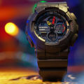 (Ready Stock) G .Shock Men Watch Digital Sport Watch LED Display Water Resistant Shockproof and Waterproof World Time LED Auto Light Sports Square Wrist Watches with 2 Years Warranty GA-140BMC-1A. 