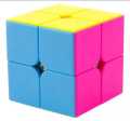 Rubik's Cube Sticker less 2x2 Puzzle Speed Cube. 