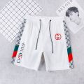 Summer New Men's Shorts Ultra-Thin Beach Pants Large Trunks Casual Quick-Drying Loose Track Pants Printed Swimming Trunks. 