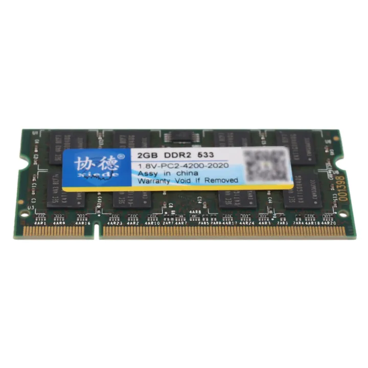 Xiede%20Lap%20Memory%20Ram%20Module%20Ddr2%20533%202gb%20Pc2-4200%20240pin%20Dimm%20533mhz%20For%20Notebook%20X029%20-%20Image%202