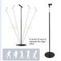 Retractable Mic Stand Convenient Beautiful High Strength Multi Layer Sandblasting Process Microphone Stand for 26-45mm Mic for Livestreaming.