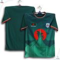 B-D Short Sleeve Football Jersey For Men - Half Sleeve T Shirt - Bangladesh Fan Jersey 2026. 