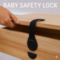 Baby Safety Lock 3 Pcs Combo - Multi-Purpose Adjustable Strap Locks for Cabinet, Drawer, Refrigerator, Toilet & Fridge - Child Proof Security No Drilling Required  Black, Coffee & White Best price in Bangladesh. 