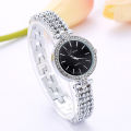 (New) lady fashion rhinestone intaza slim mesh business quartz analog wrist watch.